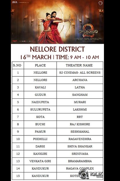 Baahubali-2-Movie-Trailer-Screening-on-16th-March-Theatres-List